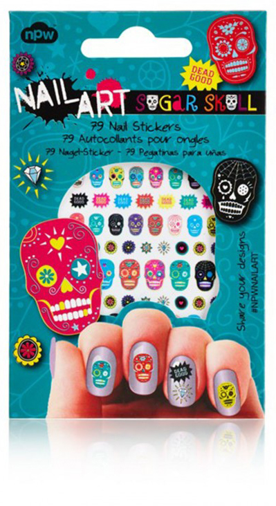 Nageldekoration Dödskalle